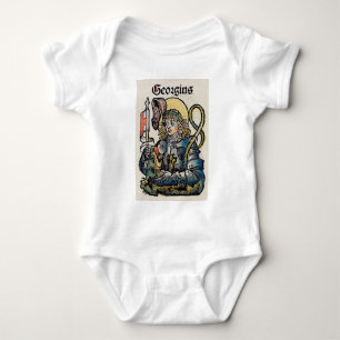 Sankt Georg aus der Nürnberger Chronik Baby Strampler