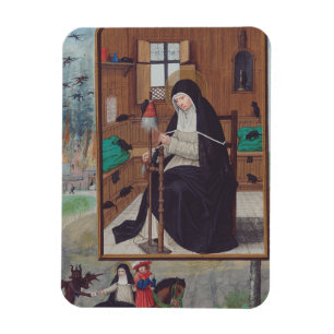 Sankt Gertrud von Helfta von Simon Bening Magnet
