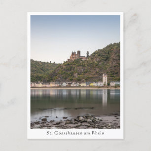 Sankt Goarshausen Deutschland Postkarte