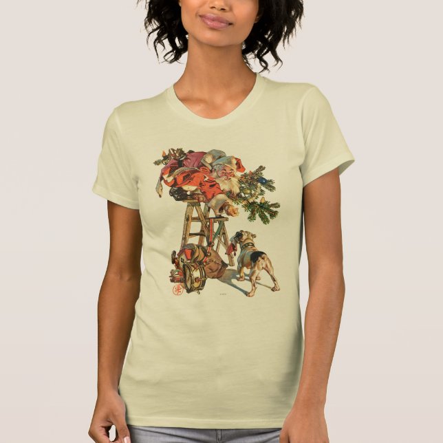 Sankt herauf eine Leiter T-Shirt (Vorderseite)