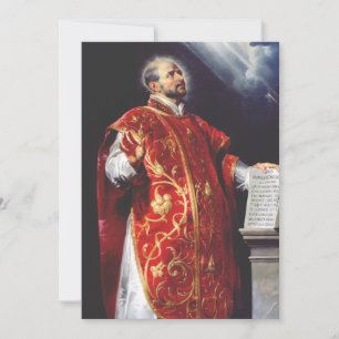 Sankt Ignatius von Loyola Feiertagskarte