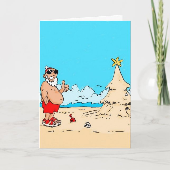 Sankt in Kalifornien Feiertagskarte (Vorderseite)