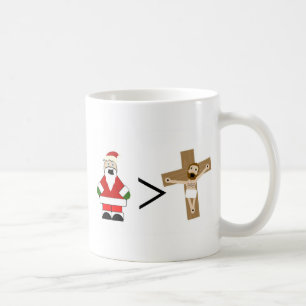 Sankt ist größer als Jesus Kaffeetasse