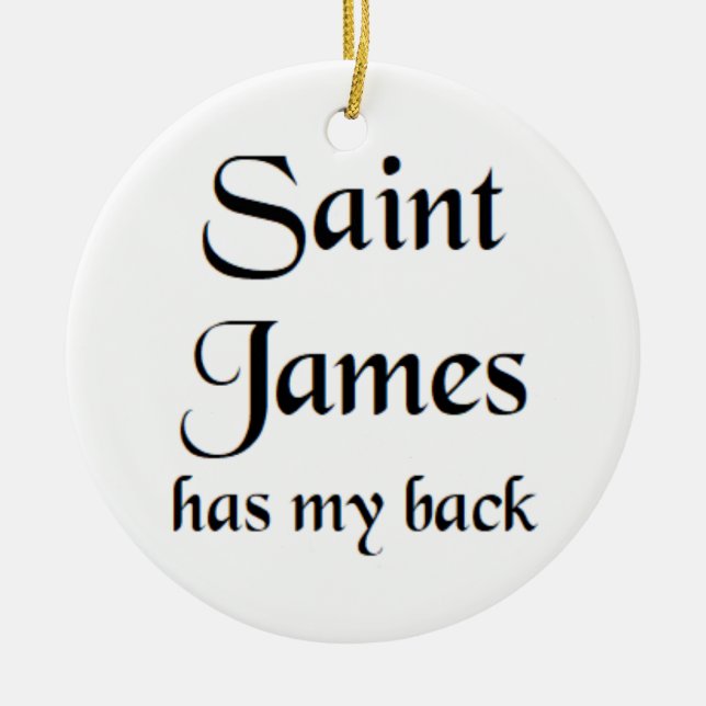 Sankt Jakob Keramik Ornament (Vorne)
