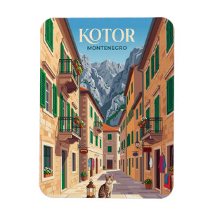Sankt-Johannes-Gasse Montenegro Magnet