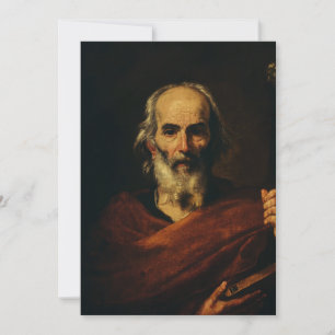 Sankt Josef von Jusepe de Ribera Feiertagskarte
