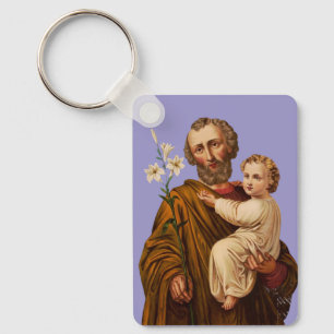 Sankt Joseph, Schutzpatron der Heiligen Familie Schlüsselanhänger