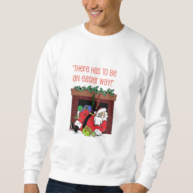 Sankt-Kamin-Unglück-WeihnachtsSweatshirt Sweatshirt (Vorderseite)