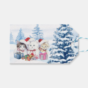 Sankt-Kätzchen, Kiefer Weihnachten Geschenkanhänger