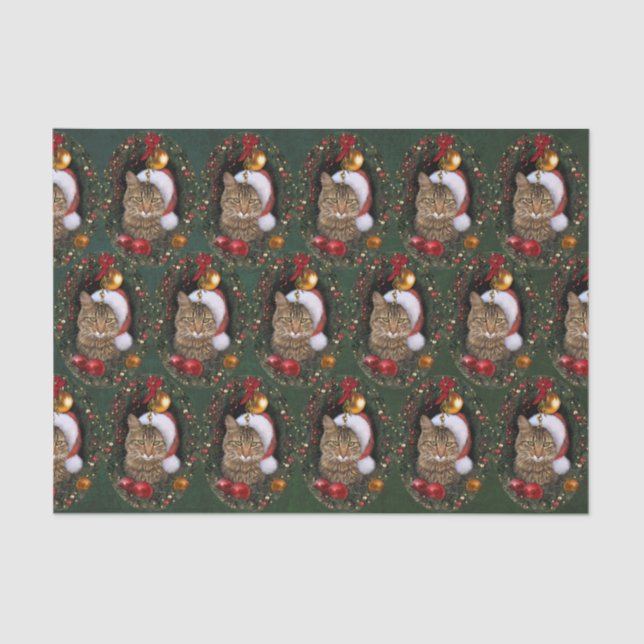 Sankt-Katze Seidenpapier (Vorderseite)