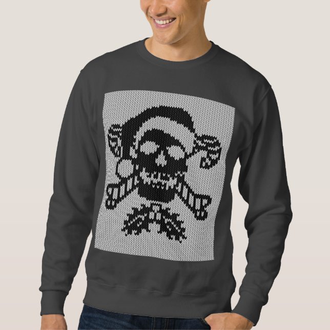 Sankt-Knochen-Schädel in der hässlichen Sweatshirt (Vorderseite)