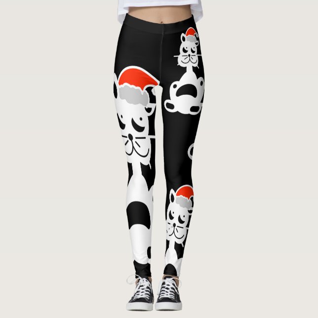 SANKT KRATZT MIEZEKATZE durch Slipperywindow Leggings (Vorderseite)