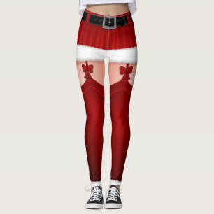 Sankt-Leggings-lustige Weihnachtskostüm-Leggings Leggings
