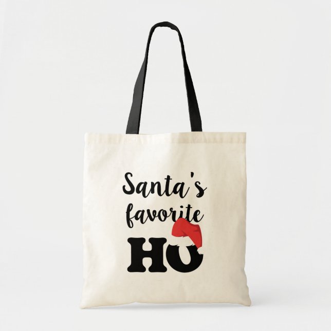 Sankt Liebling Ho Weihnachtslustige Taschen-Tasche Tragetasche (Vorne)