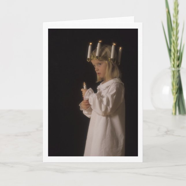 Sankt Lucia Sweetie Feiertagskarte (Vorderseite)