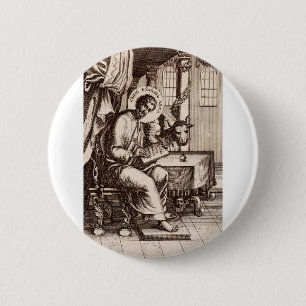 Sankt Lukas der Evangelist und Apostel Button