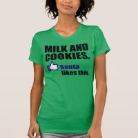 Sankt mag Milch und Plätzchen