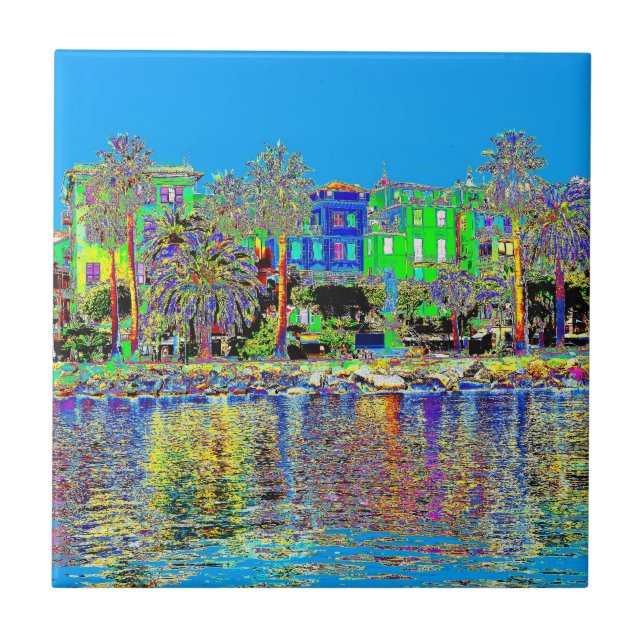 Sankt Margherita Ligure - Italien Fliese (Vorderseite)