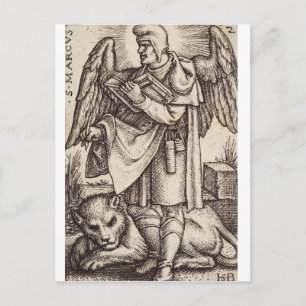 Sankt Markus der Evangelist Schutzpatron von Vened Postkarte