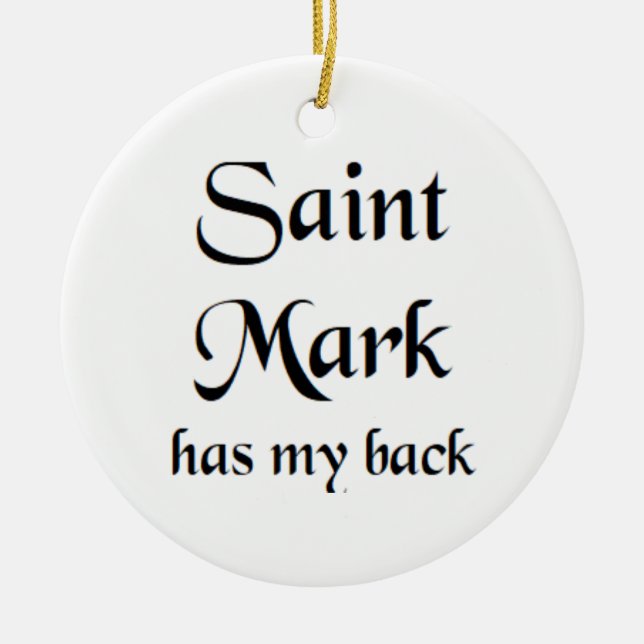 Sankt Markus Keramik Ornament (Vorne)