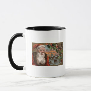 Sankt mit Stechpalme, Dorf-Szene Tasse