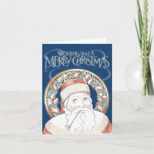 Sankt Nicholas Feiertagskarte (Vorderseite)