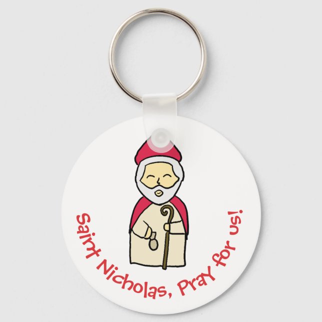 Sankt Nicholas Schlüsselanhänger (Vorderseite)