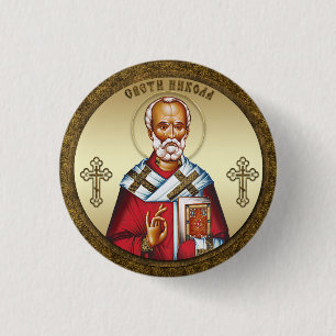 Sankt Nikolaus Button