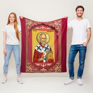 Sankt Nikolaus Fleecedecke