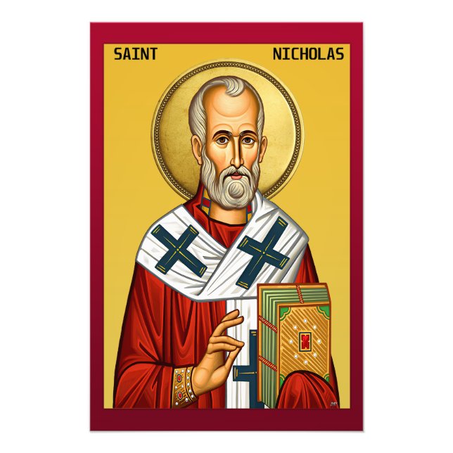 Sankt Nikolaus Fotodruck (Vorne)