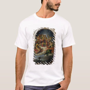 Sankt Nikolaus im Ruhm mit Heiligen T-Shirt