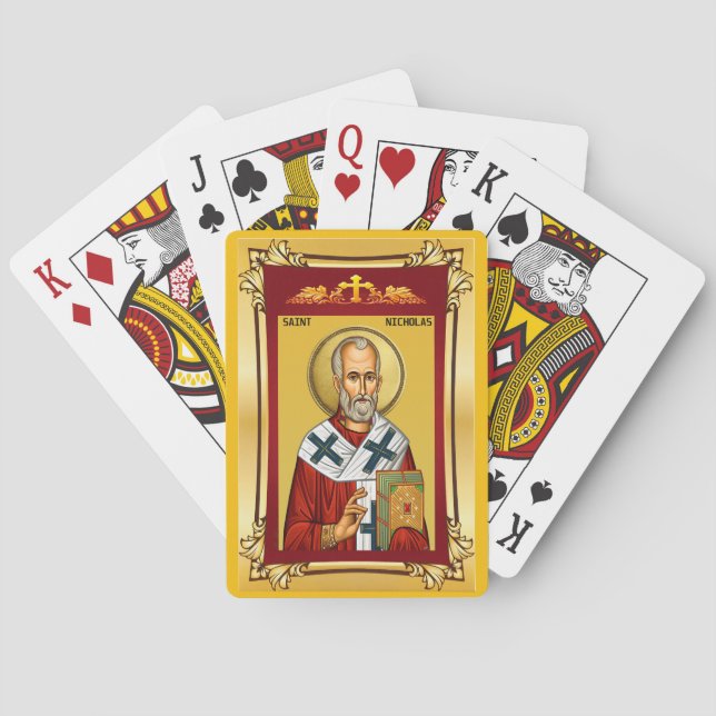 Sankt Nikolaus Spielkarten (Rückseite)