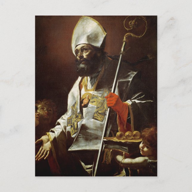 Sankt Nikolaus von Bari Postkarte (Vorderseite)