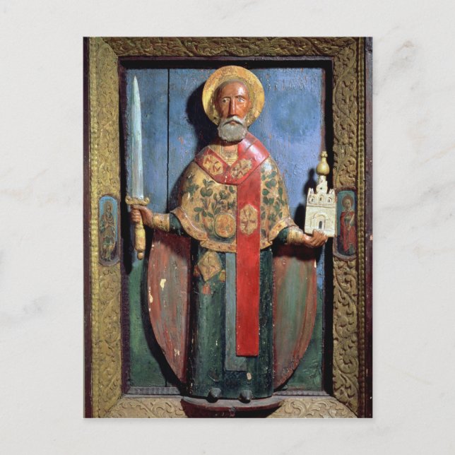 Sankt Nikolaus von Mozhaisk, Yaroslavl Schule Postkarte (Vorderseite)