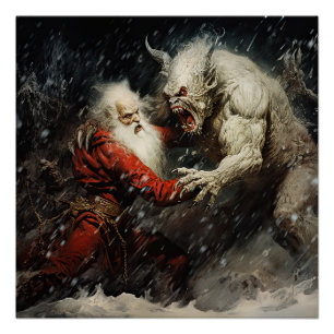 Sankt Nikolaus VS Krampus Poster