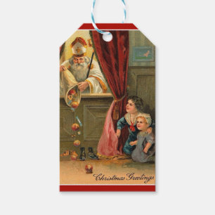 Sankt- Nikolauskinderfrucht spielt Geschenkanhänger