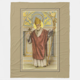 Sankt- Nikolausweihnachtskatholischer Bischof Fleecedecke