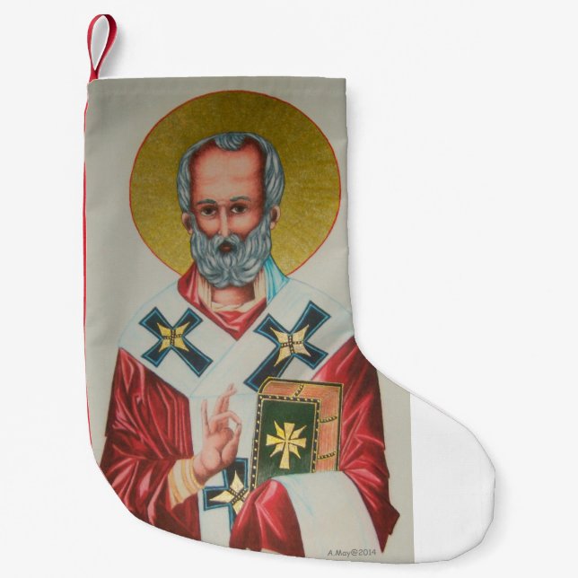 Sankt- NikolausweihnachtsStrumpf Kleiner Weihnachtsstrumpf (Vorderseite)