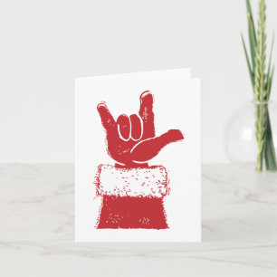 Sankt notecards feiertagskarte