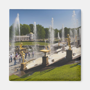 Sankt Petersburg, Grand Cascade Brunnen Magnet