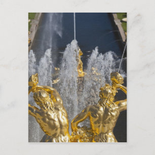 Sankt Petersburg, Grand Cascade Brunnen Postkarte