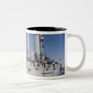 Sankt Petersburg, Kreuzer Aurora Zweifarbige Tasse