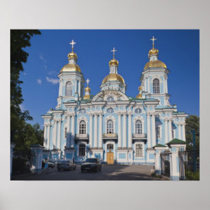 Sankt Petersburg, Mariinski, Nikolski-Kathedrale Poster