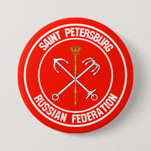 Sankt-Petersburg-RundEmblem Button