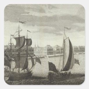 Sankt Petersburg, Russland 2 Quadratischer Aufkleber