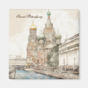 Sankt-Petersburg, Russland Magnet