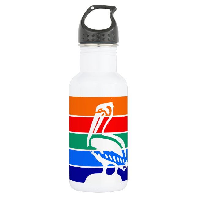 Sankt Petersburger Fahne Freiheit Flasche Edelstahlflasche (Vorderseite)