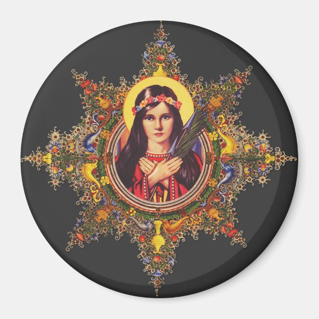 Sankt Philomena Magnet (Vorne)