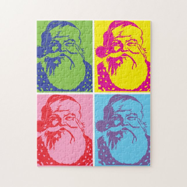 Sankt-Popkunst frohe Weihnachten (Vertikal)