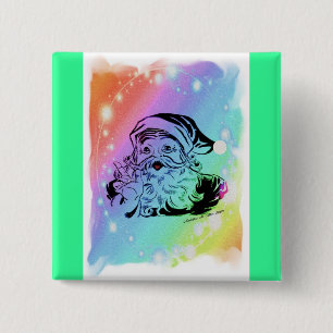 Sankt Regenbogen Button